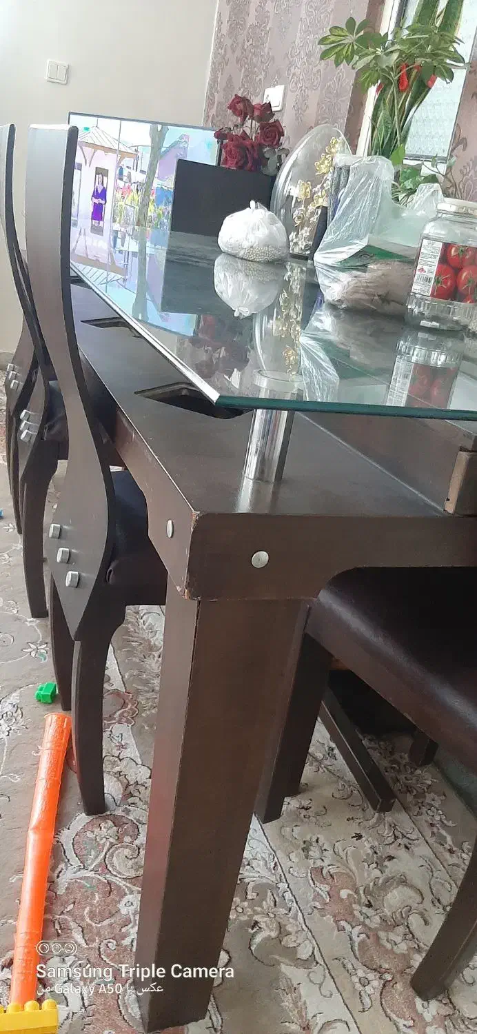 میز ناهارخوری 8 نفره سالم|میز و صندلی غذاخوری|تهران, والفجر (افسریه)|دیوار