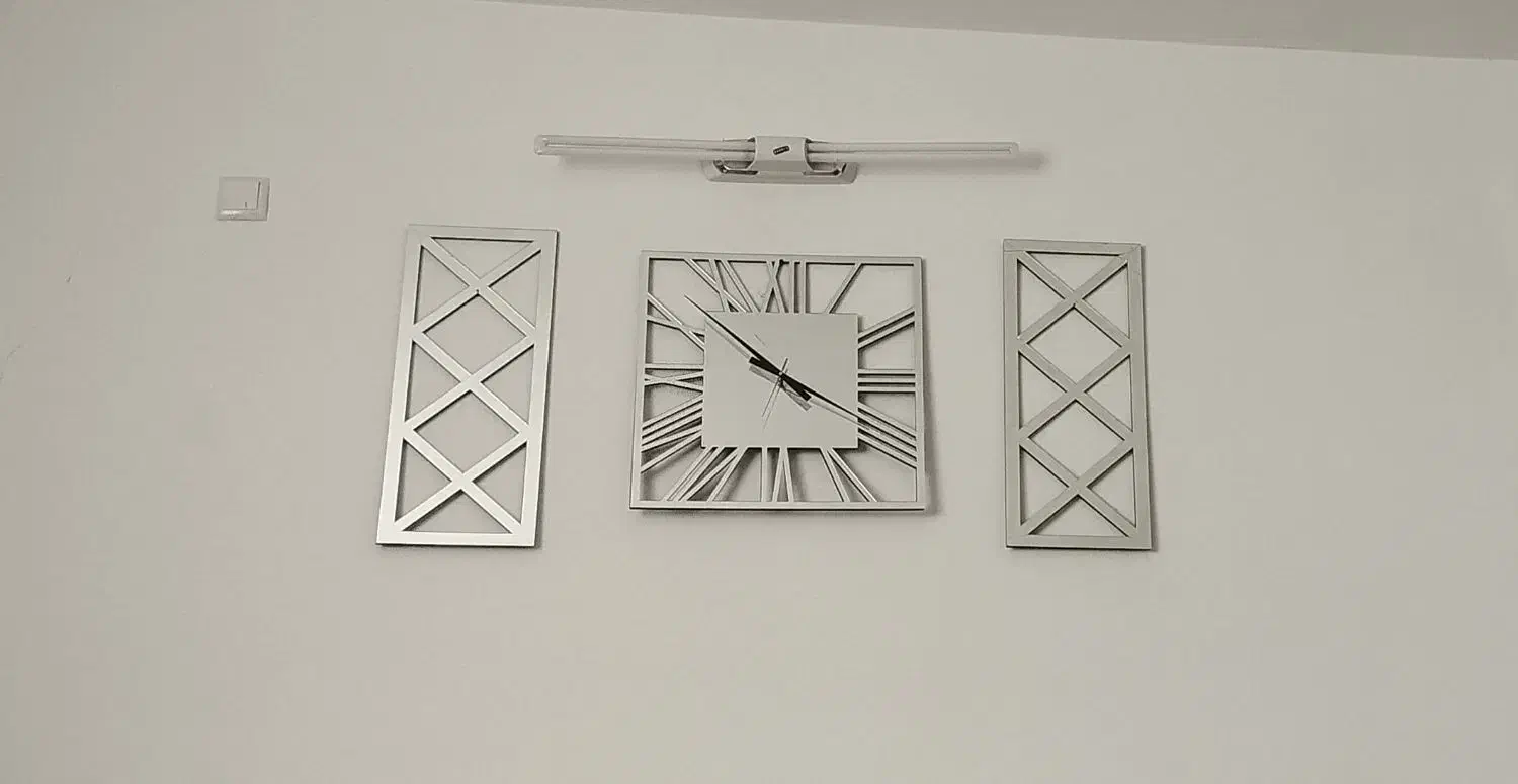 ساعت دیواری سه تیکه آینه ای|ساعت دیواری و تزئینی|قم, پردیسان|دیوار