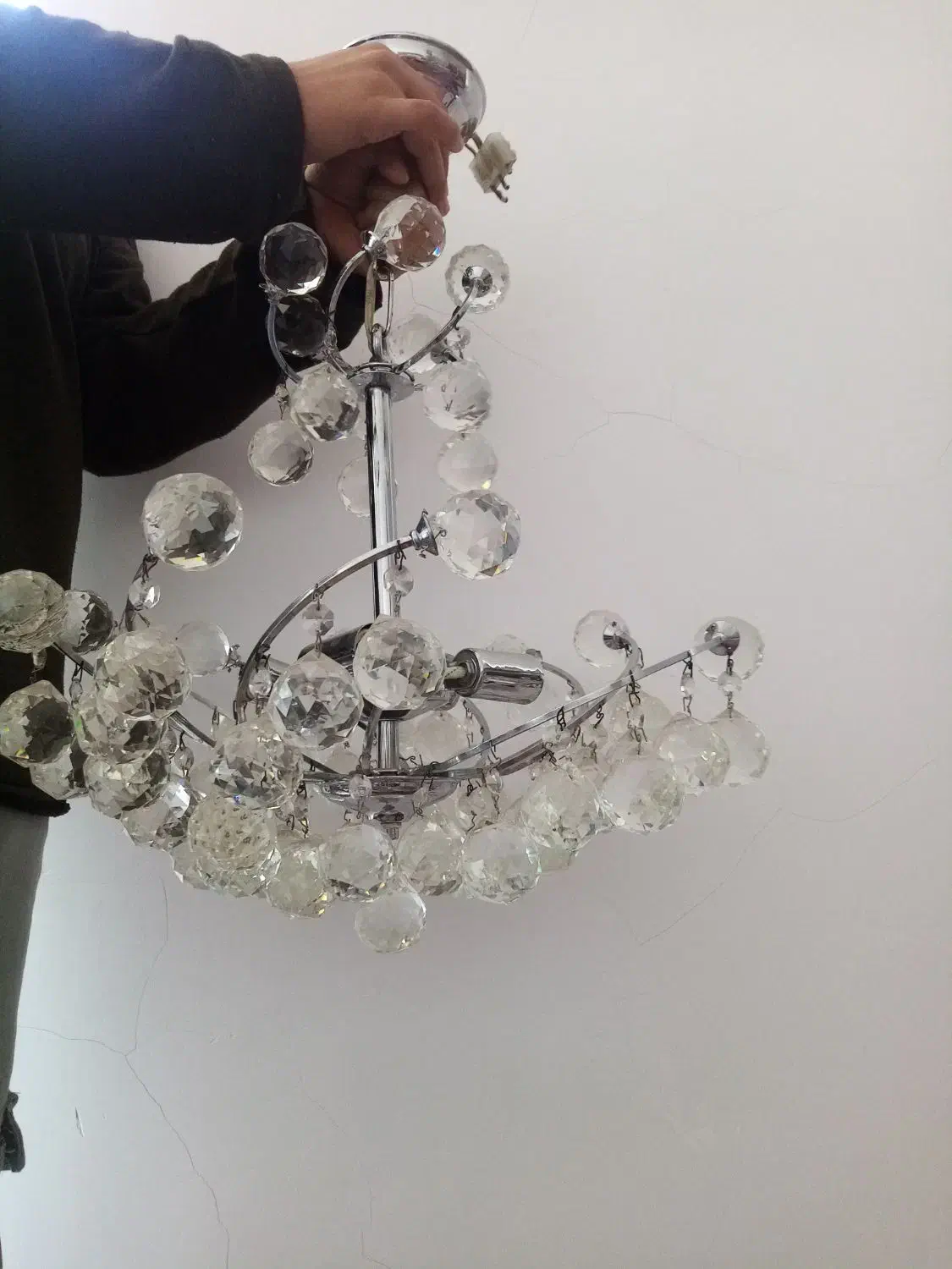 لوستر سقفی دو طبقه ۱۵ شاخه|لوستر و چراغ آویز|قم, آزادگان|دیوار