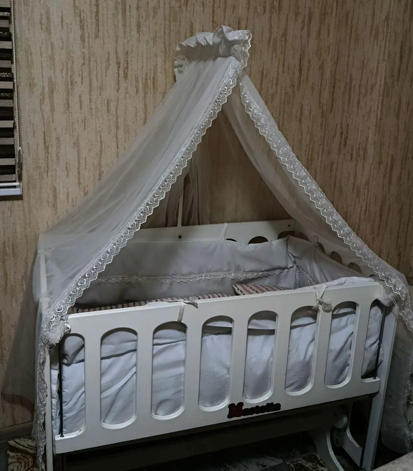 تخت نوزاد سایز بزرگ نو نو|تخت و صندلی بچه|اردبیل, |دیوار