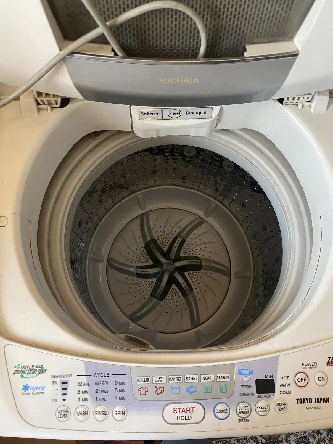 لباسشویی توشیبا ۹کیلویی|ماشین لباسشویی و خشک‌کن لباس|شیراز, شهرک مهدیه|دیوار