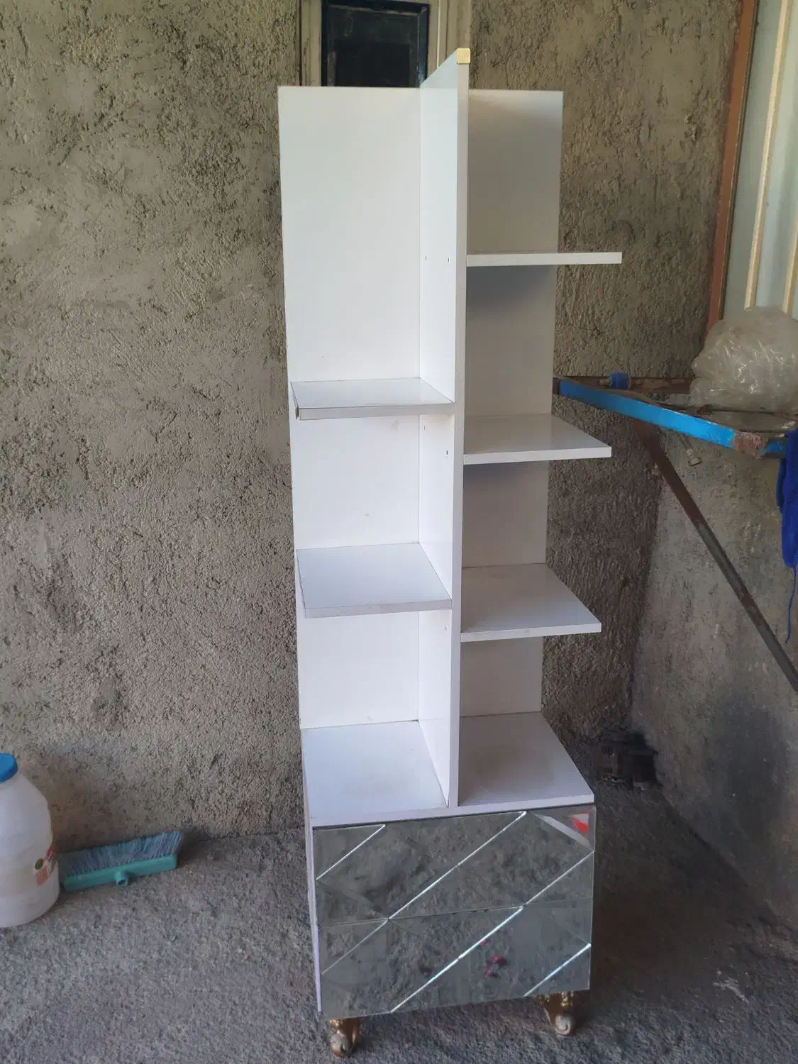 استند گلدان وعکس با دو کشو اینەای|بوفه، ویترین، کنسول|سقز, |دیوار