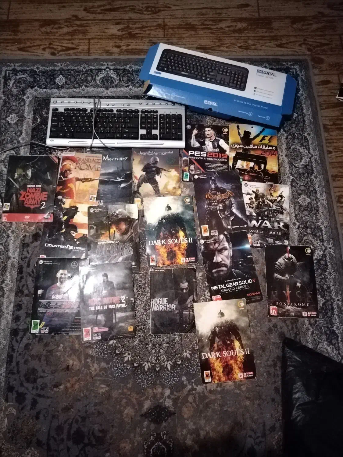 17 بازی کامپیوتری و کیبورد tvm با جعبه و سالم|کنسول، بازی ویدئویی و آنلاین|تهران, شهرک آسمان|دیوار