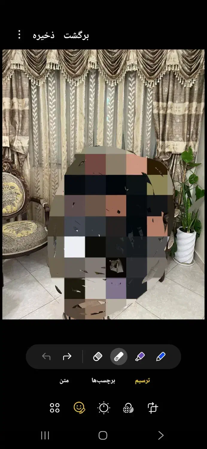 کتیبه و والان پرده|پرده، رانر، رومیزی|ری, فیروزآبادی|دیوار