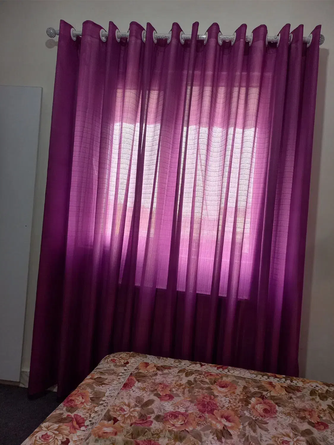 باسلام دوعدد پرده اتاق خواب|پرده، رانر، رومیزی|رشت, ولکس|دیوار