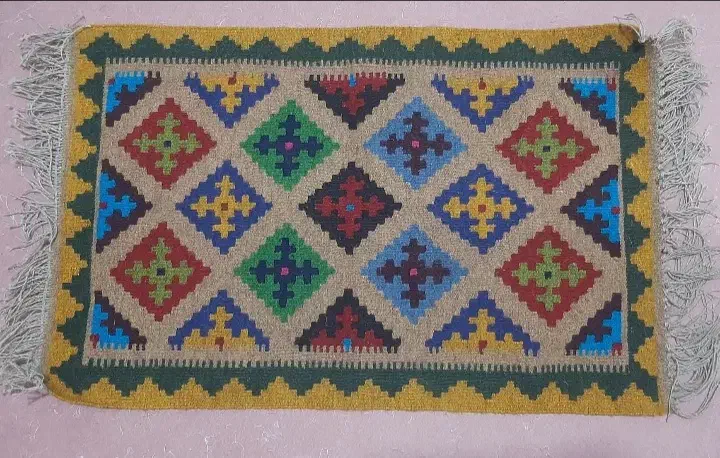 گلیم دست باف|گلیم، جاجیم، گبه|یزد, |دیوار