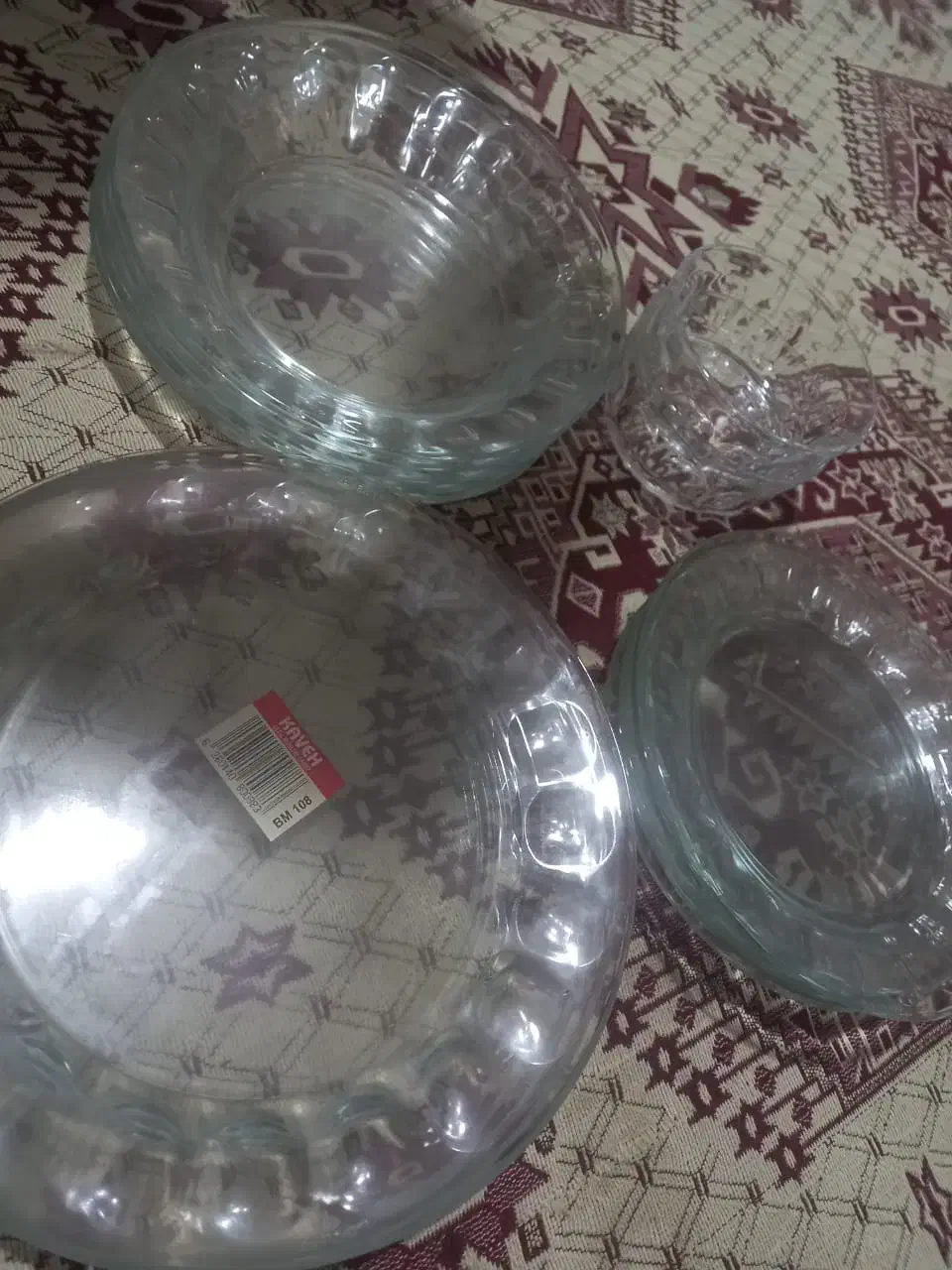 سرویس شیشه ای انگشتی|ظروف سرو و پذیرایی|کوه چنار, |دیوار