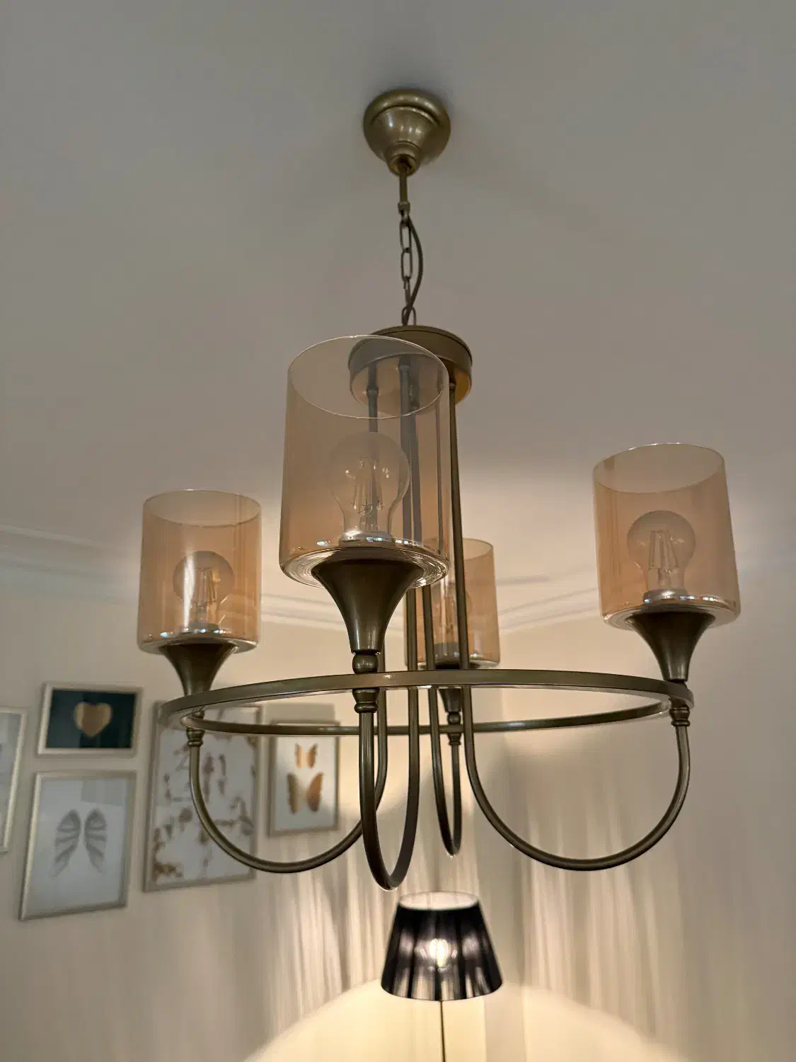 لوستر|لوستر و چراغ آویز|تهران, گلستان (شهرک راه آهن)|دیوار