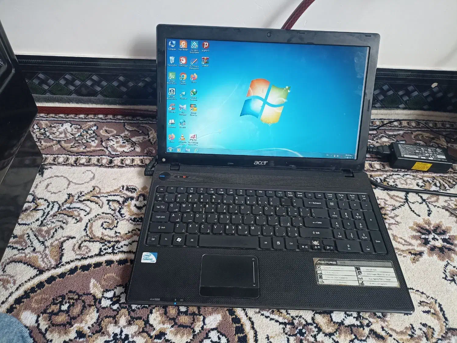 لپ تاپ ایسر سالم و باتری نو|رایانه همراه|قیدار, |دیوار