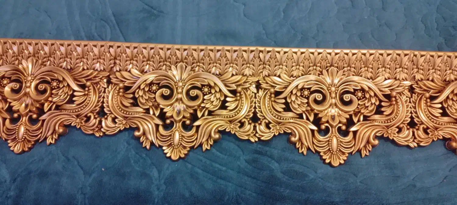 پرده والن دار پارچه ترکیه کتیبه طلای ۳مترو ۴۰س|پرده، رانر، رومیزی|ارومیه, |دیوار