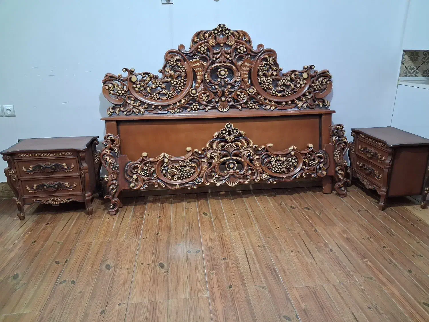 تخت خواب دو نفره|تخت و سرویس خواب|اندیمشک, |دیوار