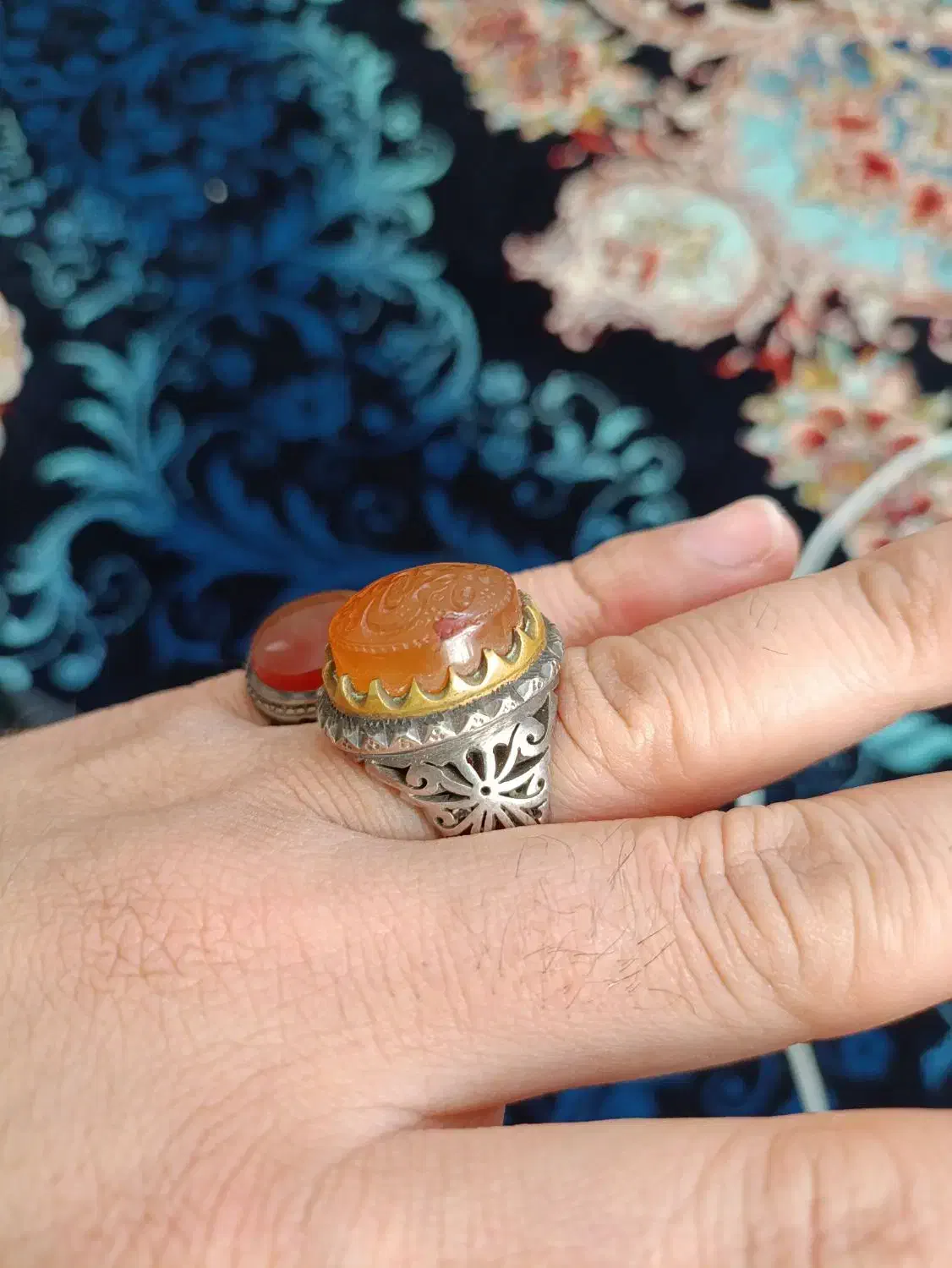 عقیق پرتقالی یمنی|جواهرات|مشهد, همت آباد|دیوار