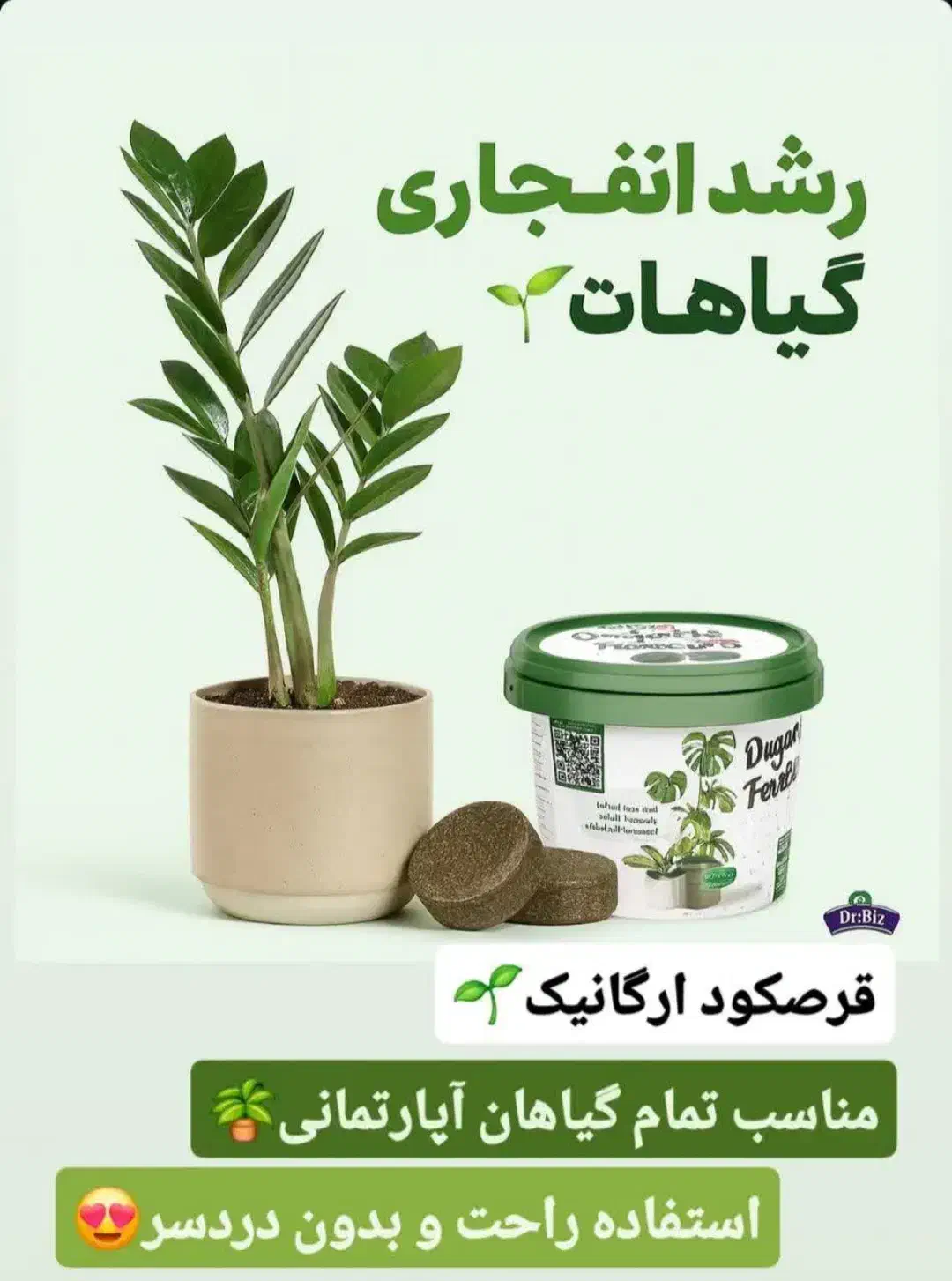 قرص کود گلدان|گل و گیاه طبیعی|ماهدشت, |دیوار