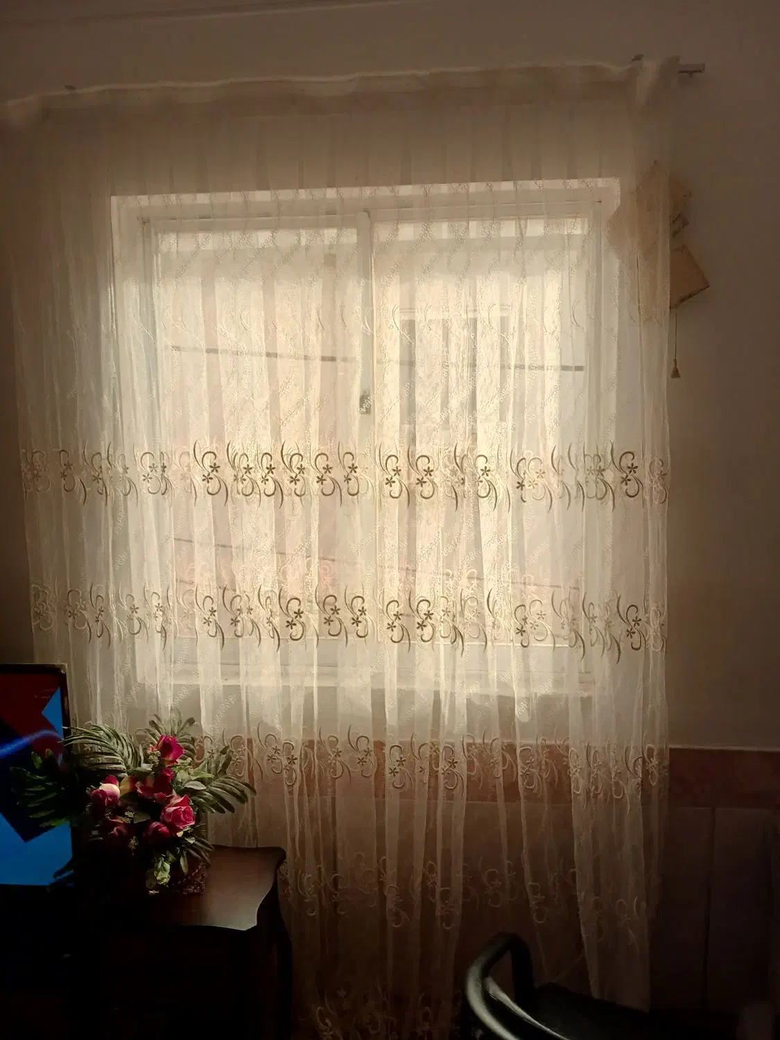 پرده تور۴۵۰تومن|پرده، رانر، رومیزی|گرگان, |دیوار