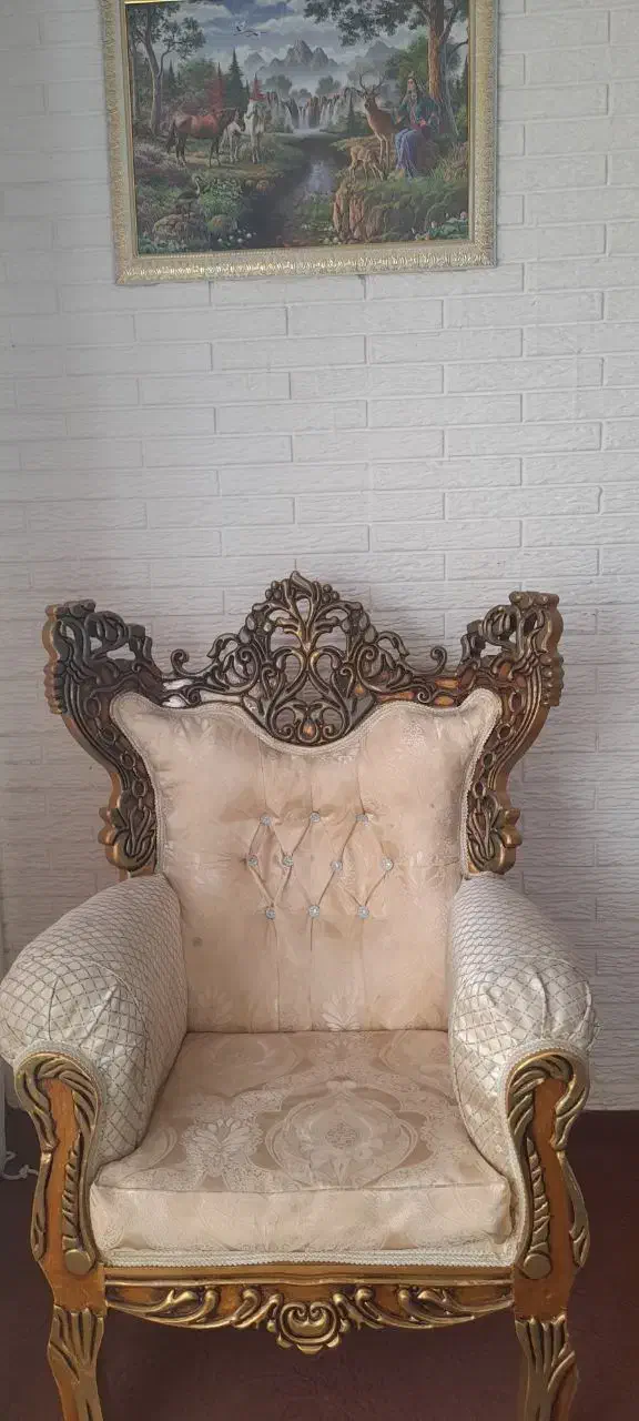 مبل ۷نفره|مبلمان خانگی و میز عسلی|رباط‌کریم, شهرک والفجر|دیوار