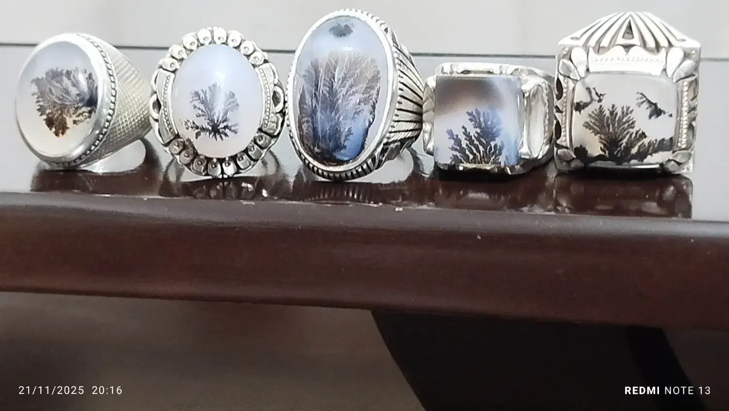 انگشتر نقره شجر|جواهرات|قروه, |دیوار