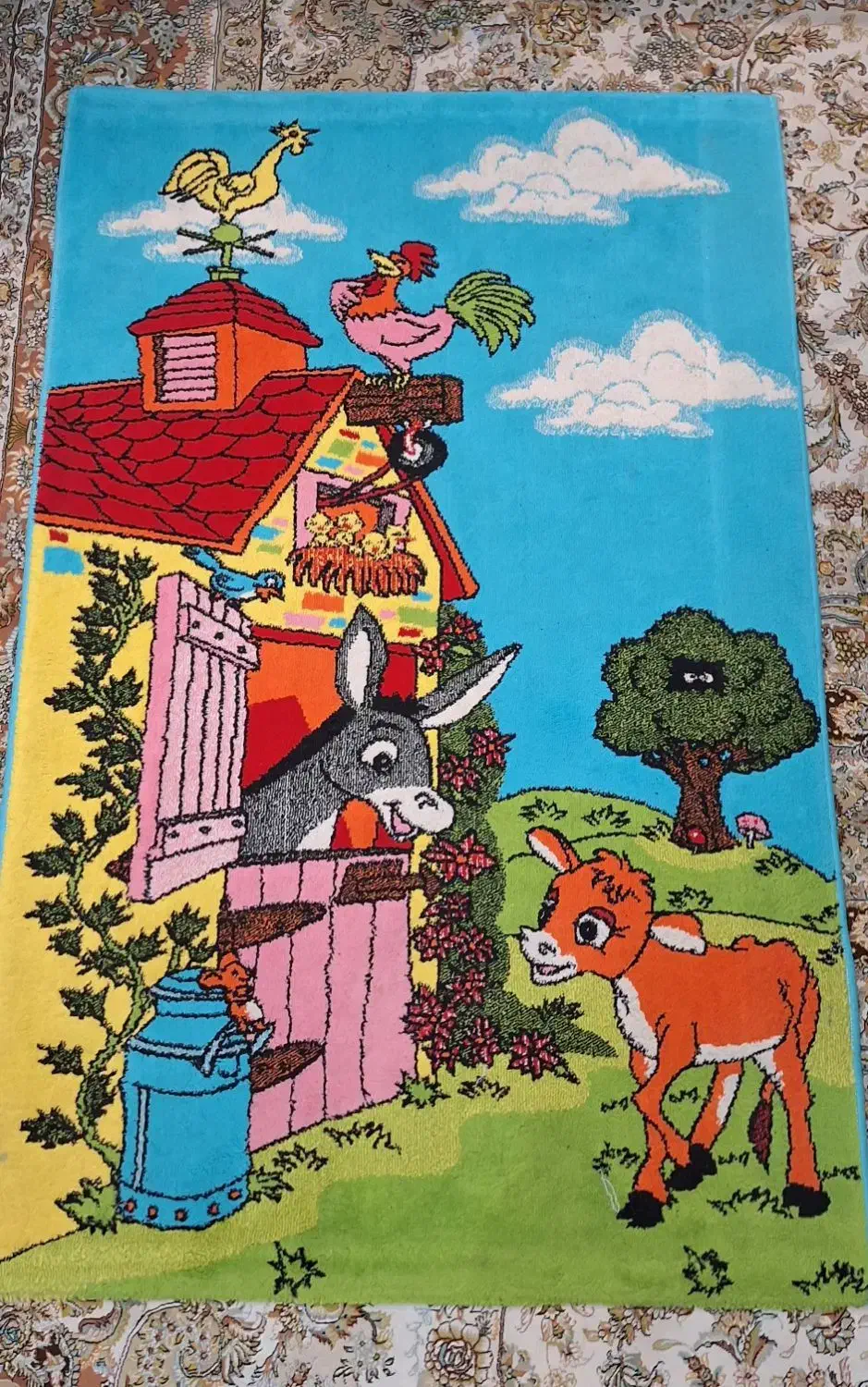 فرش بچگانه|فرش|اردبیل, |دیوار