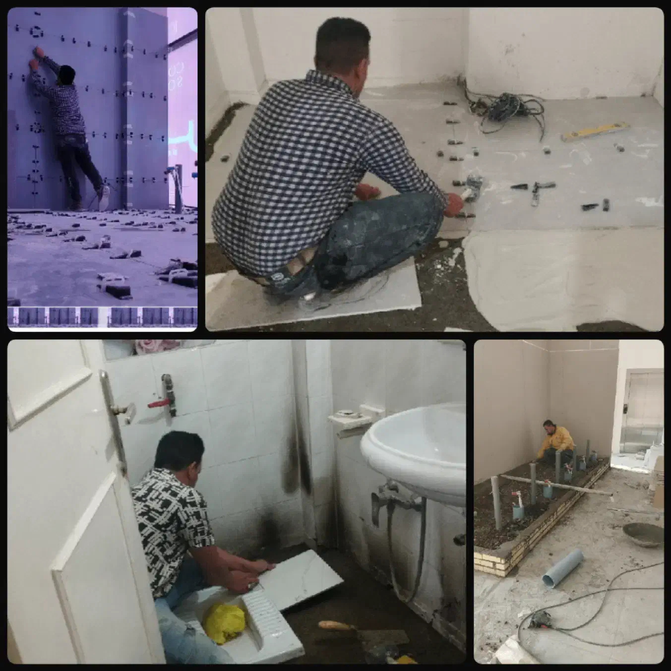 تعمیرات ساختمان گچکاری تخریب بنای بازسازی کلی جزیی|خدمات پیشه و مهارت|بومهن, |دیوار