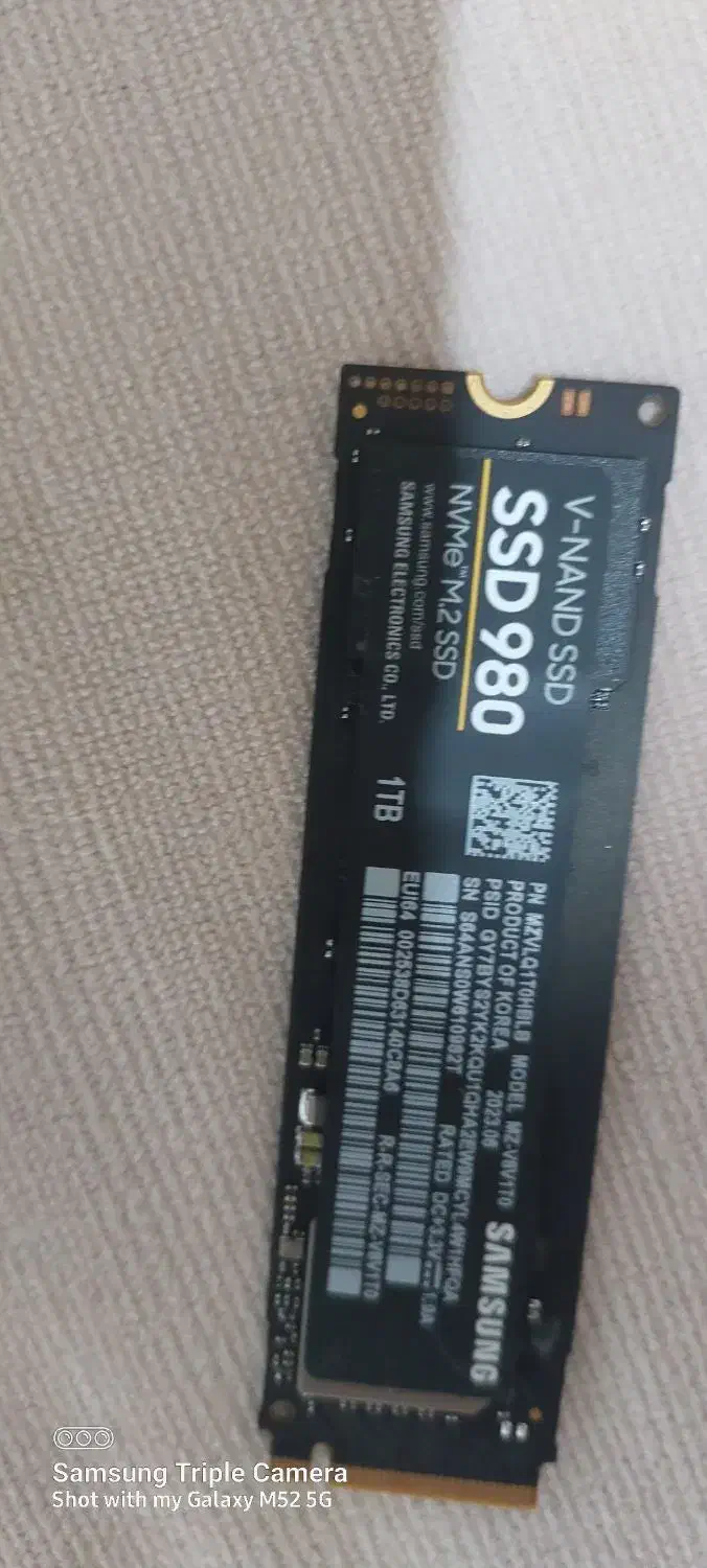 هارد SSD سامسونگ1ترا|قطعات و لوازم جانبی رایانه|اصفهان, سپاهانشهر|دیوار