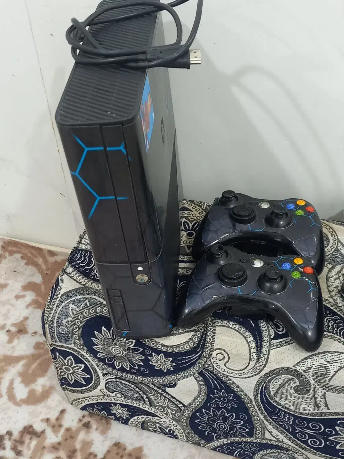 ایکسباکس 360 سوپر اسلیم دو دسته درحد نو|کنسول، بازی ویدئویی و آنلاین|شادگان, |دیوار