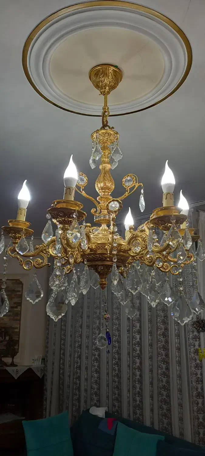 لوستر|لوستر و چراغ آویز|پاکدشت, پاکدشت (مامازند)|دیوار