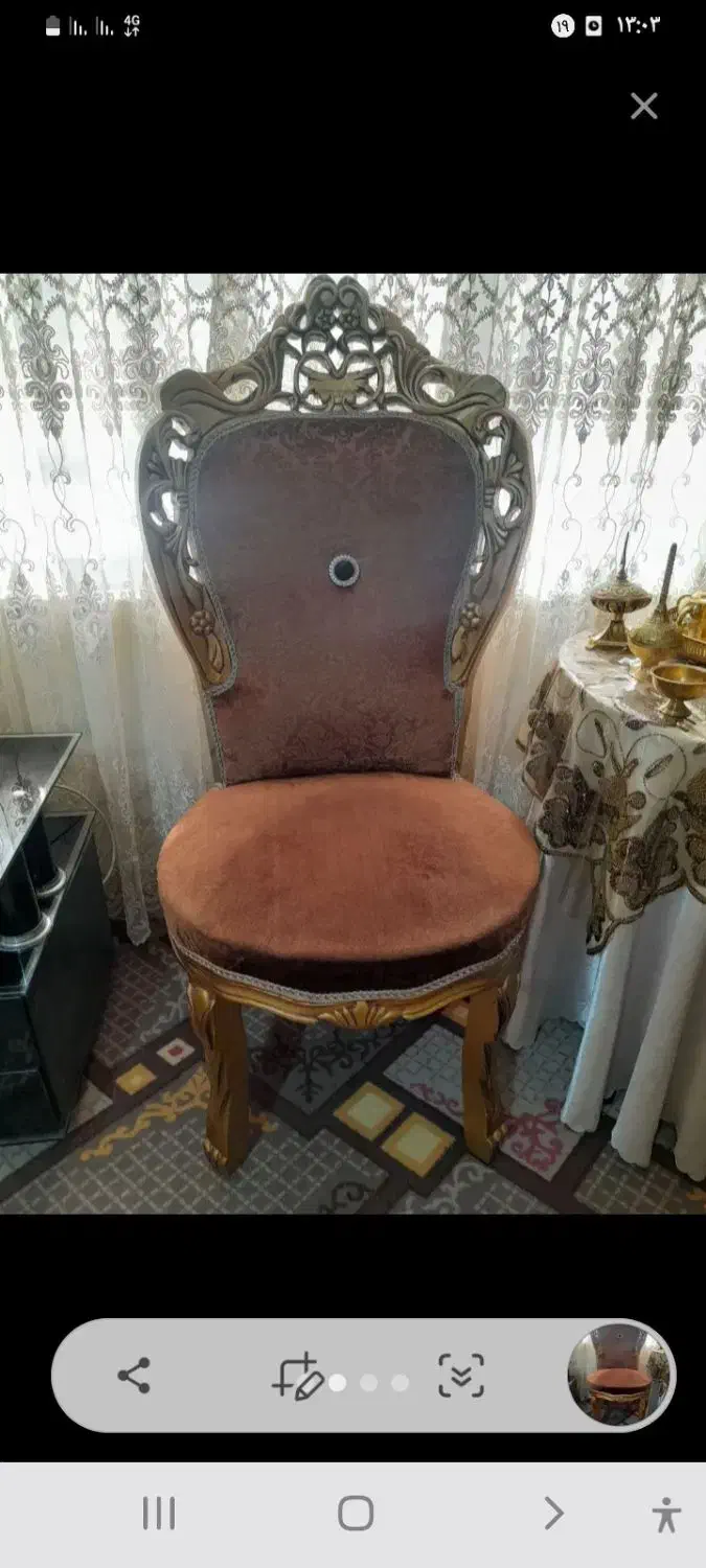 مبل میزبان تک نفره|مبلمان خانگی و میز عسلی|ملایر, |دیوار