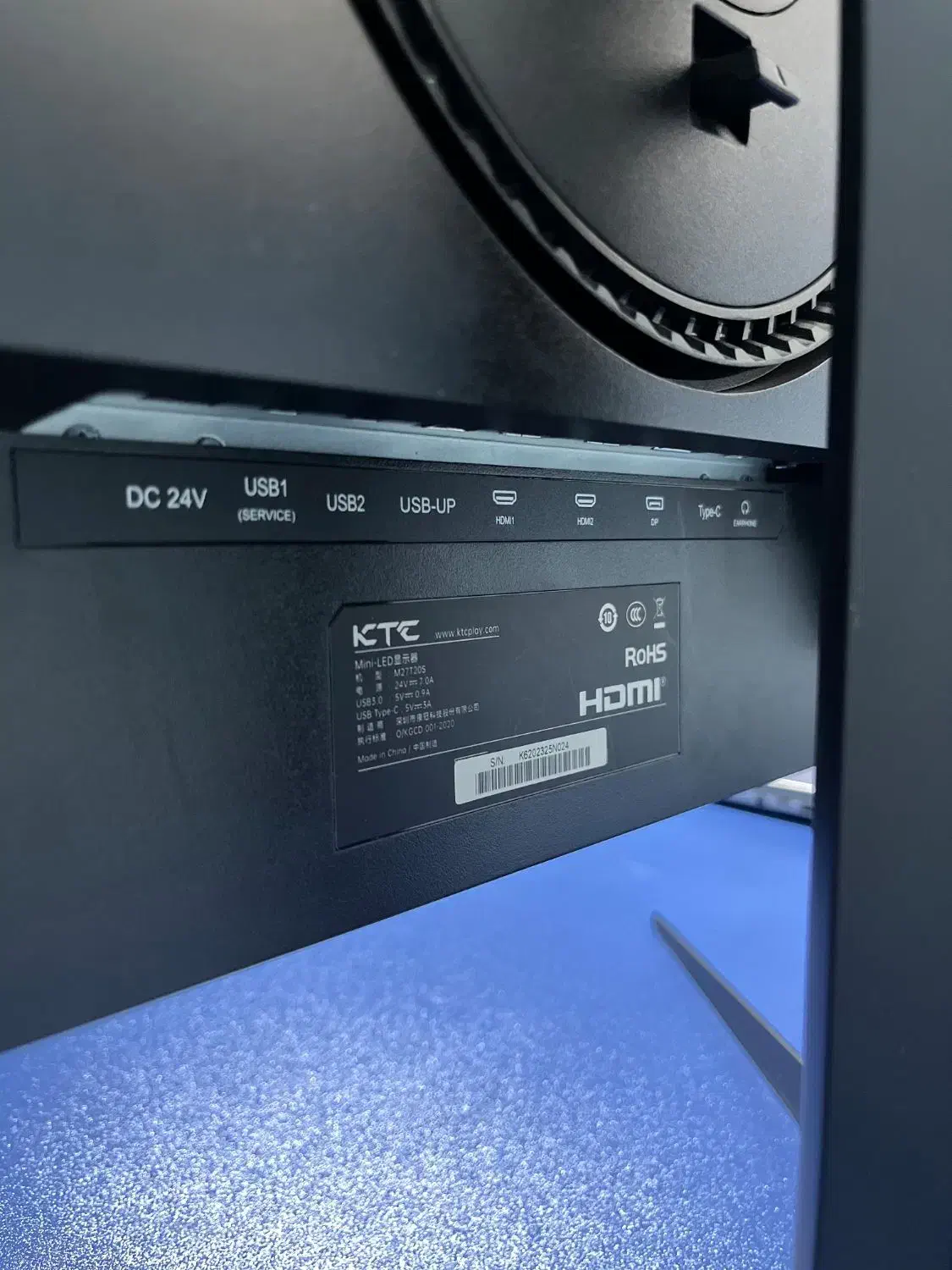 مانیتور ۲۷ اینچ mini LED 2k یا ۱۴۴۰ ۱۶۵ هرتز KTC|قطعات و لوازم جانبی رایانه|سنندج, |دیوار