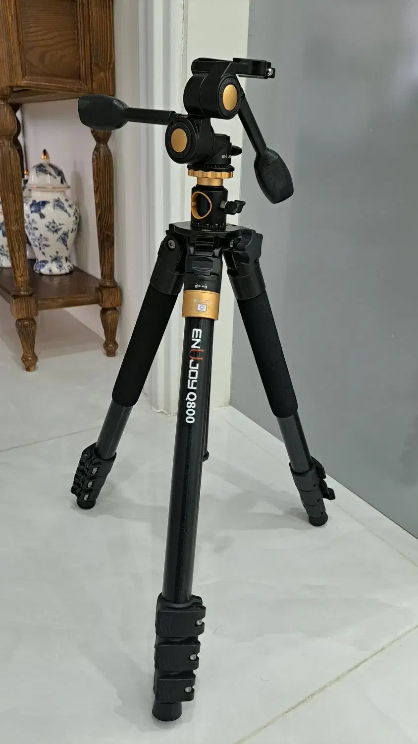 سه پایه دوربین مارک enjoy Q800 تمیز و نو|دوربین عکاسی و فیلم‌برداری|مشهد, حسین‌آباد|دیوار