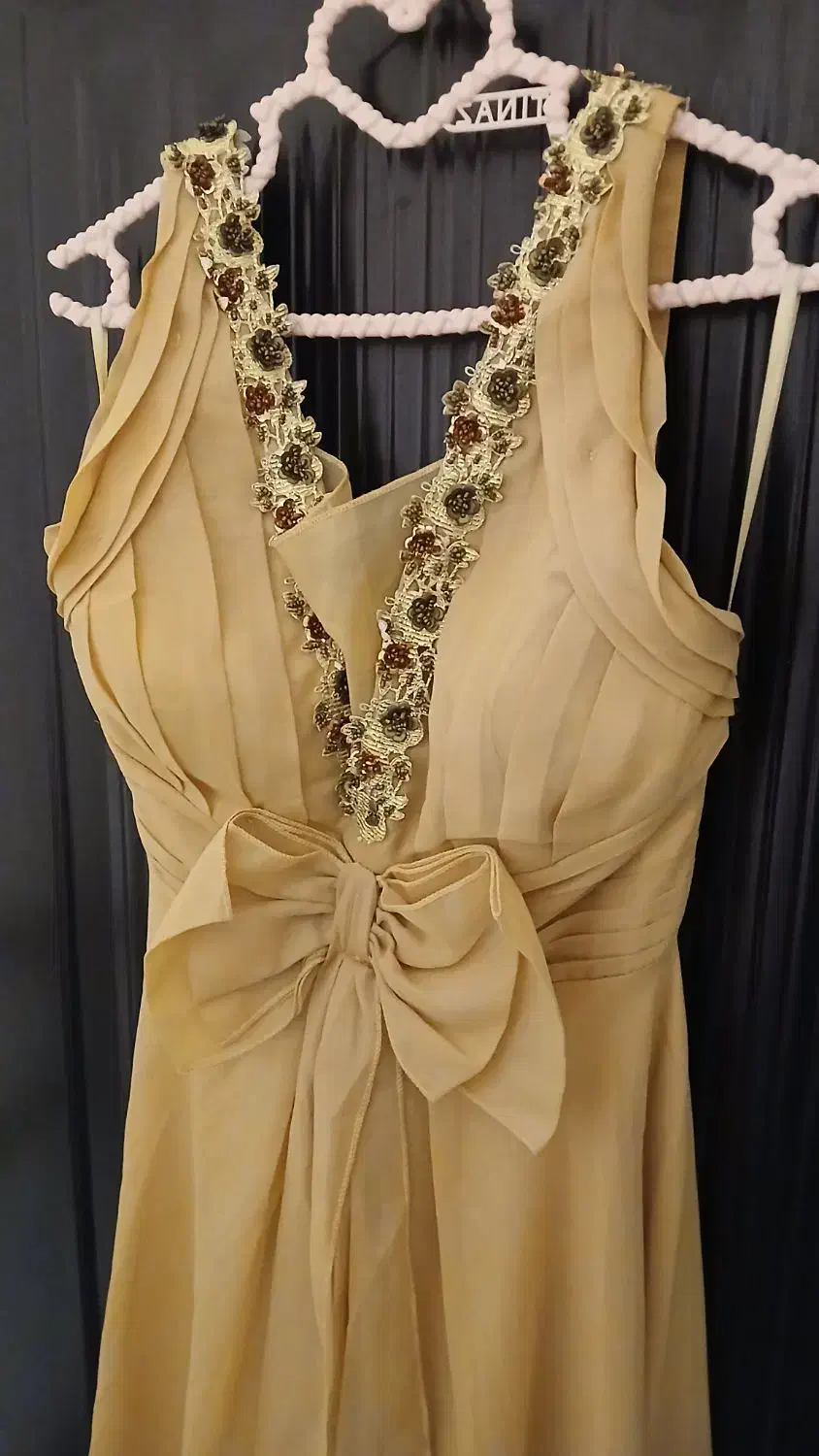 لباس مجلسی بسیار زیبا با حریر خارجی|لباس|چالوس, |دیوار