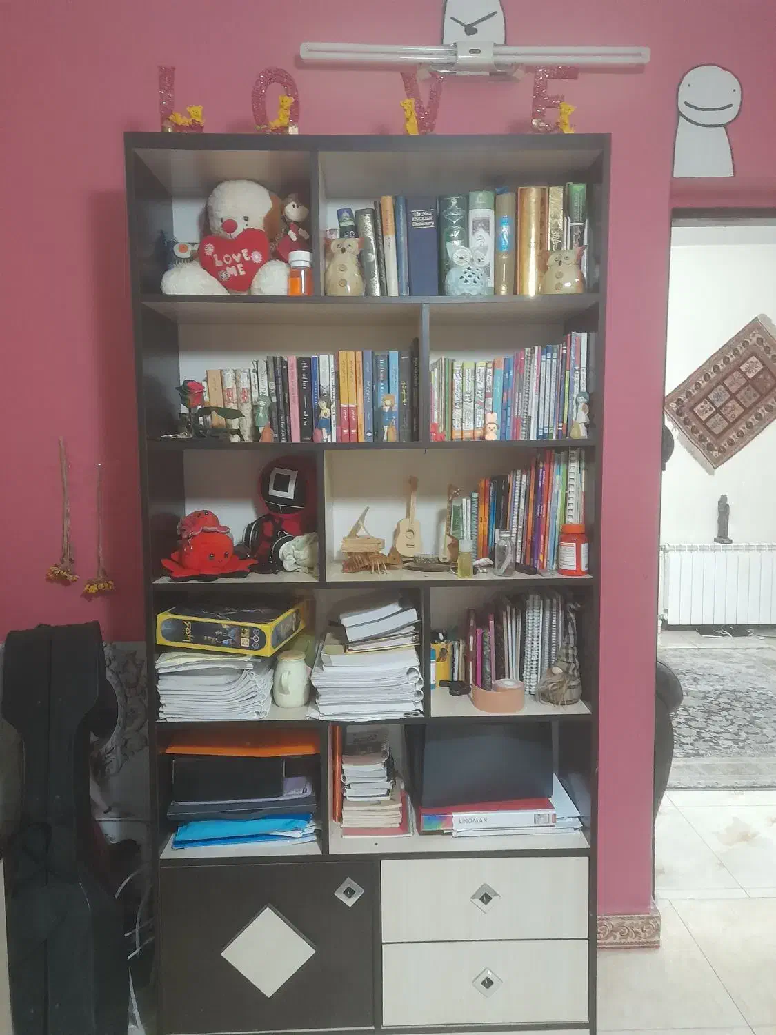 کتابخانه|کتابخانه، شلف، قفسه‌های دیواری|تهران, امیرآباد|دیوار