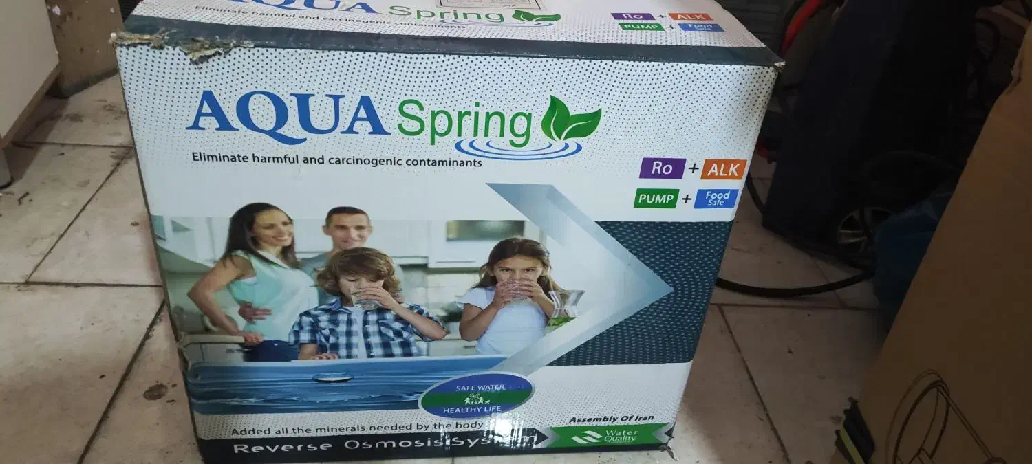 فیلتر تصفیه آب aqua spring|آب‌سردکن و تصفیه آب|تهران, حکیمیه|دیوار