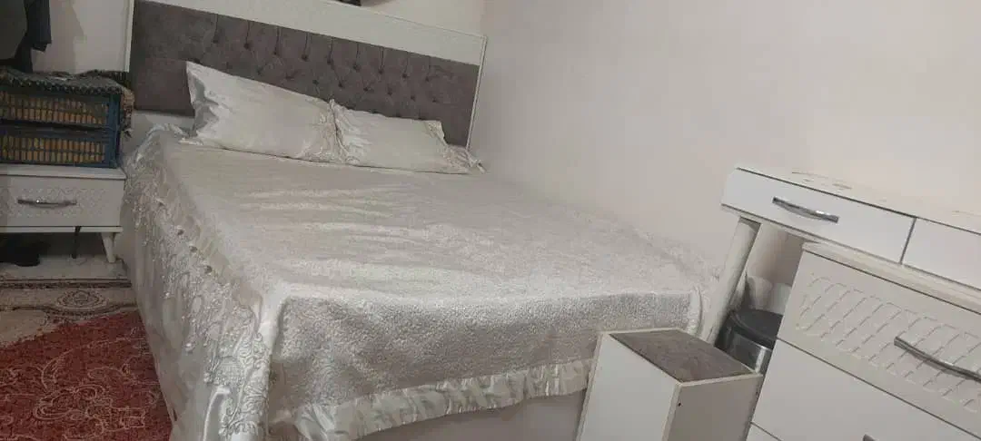 تخت خواب دو نفره درحدنو|تخت و سرویس خواب|تهران, خاک سفید|دیوار
