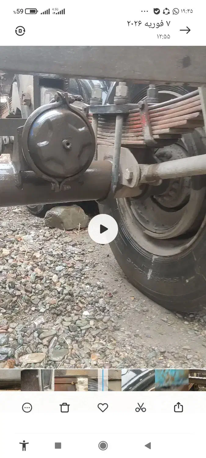 تریلی کفی|خودرو سنگین|آبیک, |دیوار