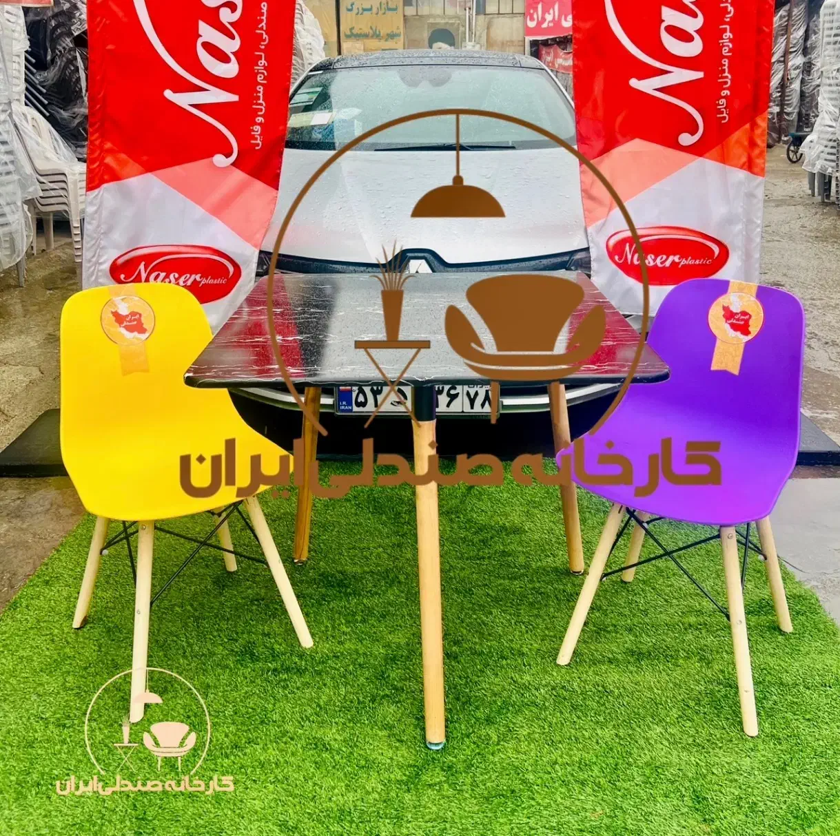 صندلی پلاستیکی طرح اروین(صندلی ایران)|میز و صندلی غذاخوری|کرج, عظیمیه|دیوار