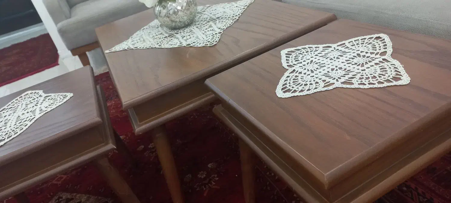 میز جلو مبلی به همراه دو عدد عسلی|مبلمان خانگی و میز عسلی|تهران, هاشمی|دیوار