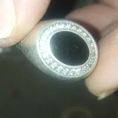 انگشتر نقره با نگین اونیکس و مخراجکاری بلریان|جواهرات|کاشمر, |دیوار