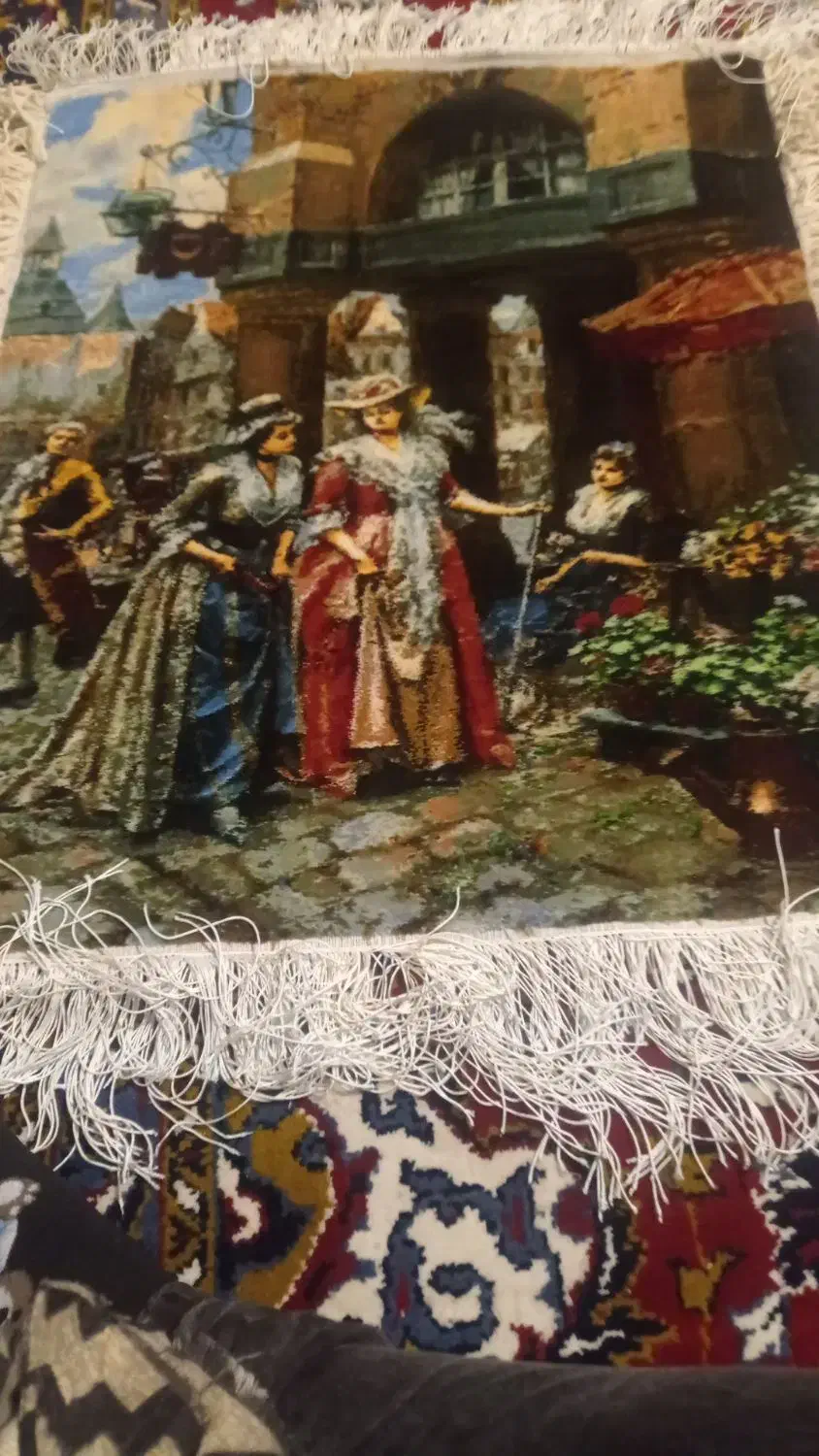 فروشتابلو فرش  اروپا یی|تابلو فرش|اصفهان, پوریای ولی|دیوار