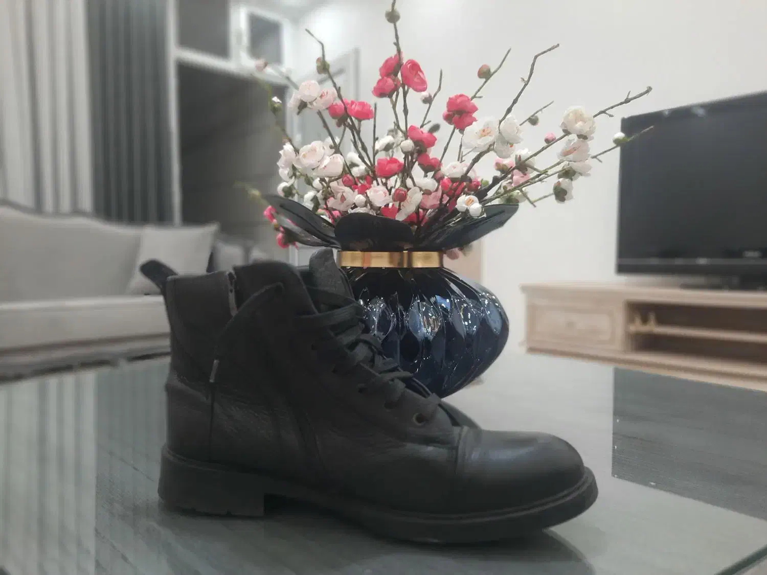 کفش ساقدار بغل زیپ تمام چرم سایز 44|کیف، کفش، کمربند|محمدشهر, محمدشهر|دیوار