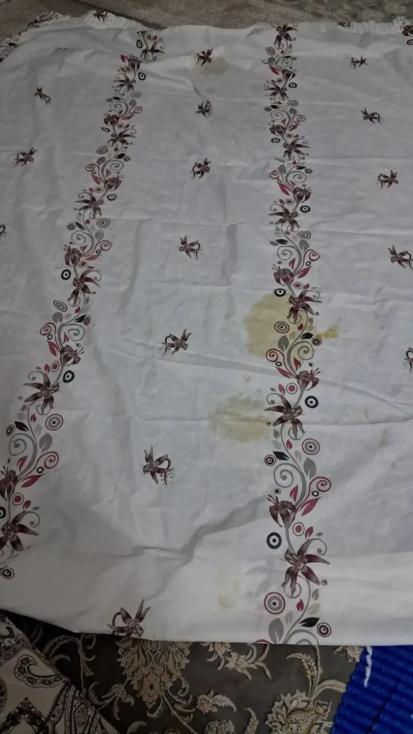 پرده|پرده، رانر، رومیزی|قم, قلعه کامکار|دیوار