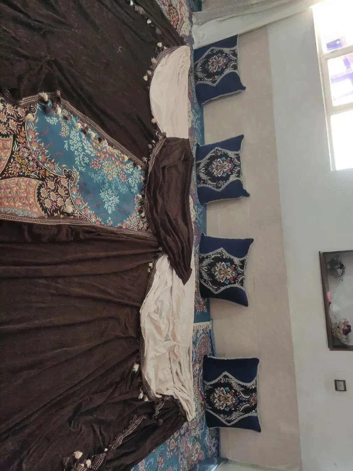 پرده مخمل چهار تافقط 3ملیون|پرده، رانر، رومیزی|شیراز, ریاستی|دیوار