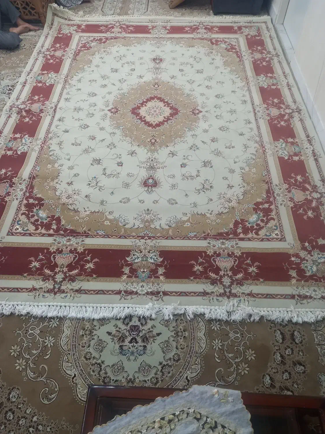 فرش ۱۲ متری در حد نو|فرش|قم, دانش|دیوار