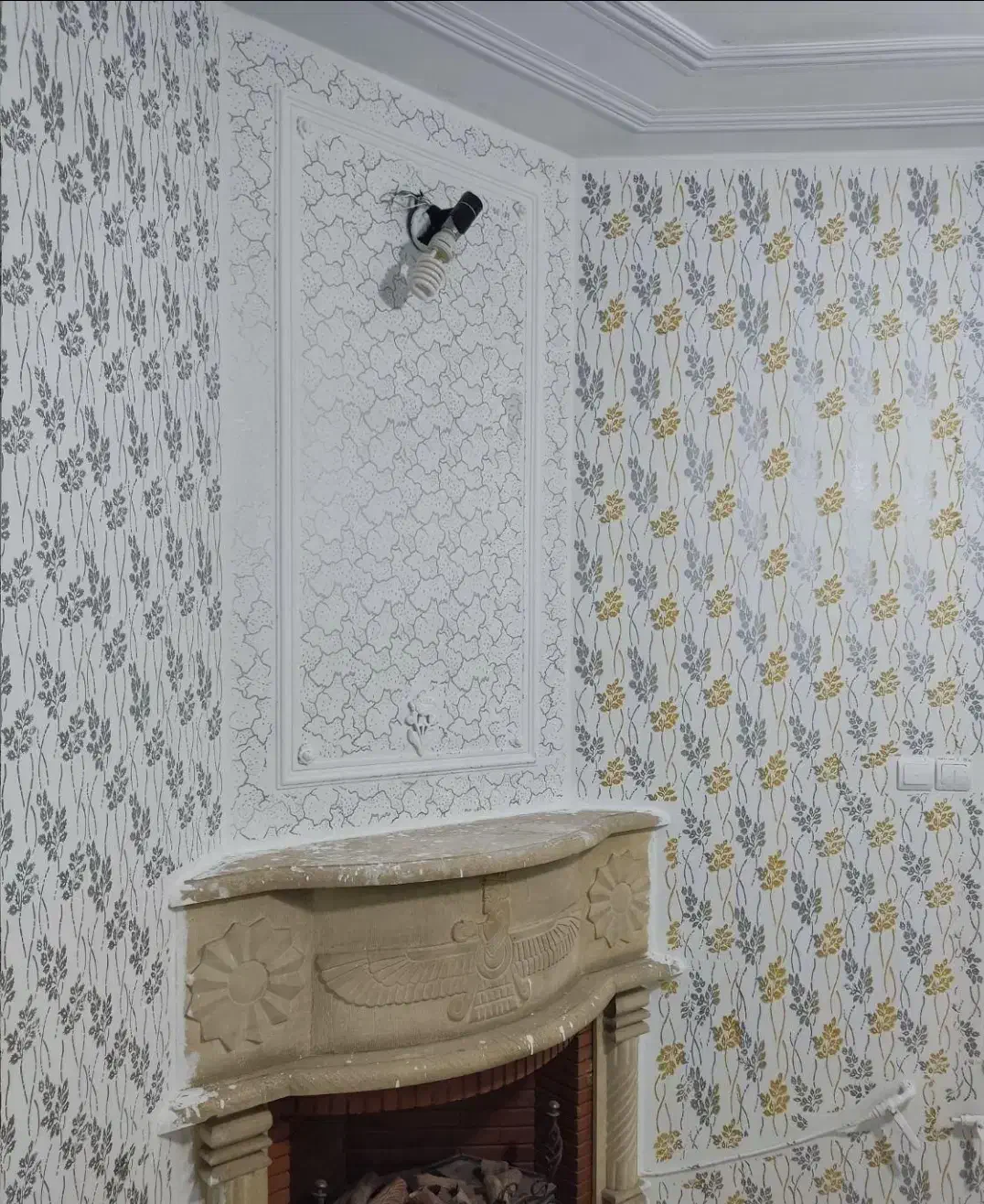 نقا شی ساختمان *طرح کاغذ دیو اری*|خدمات پیشه و مهارت|ماهدشت, |دیوار