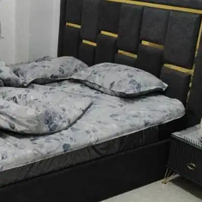 تخت خواب دونفره در حد نو|تخت و سرویس خواب|خرم‌آباد, |دیوار