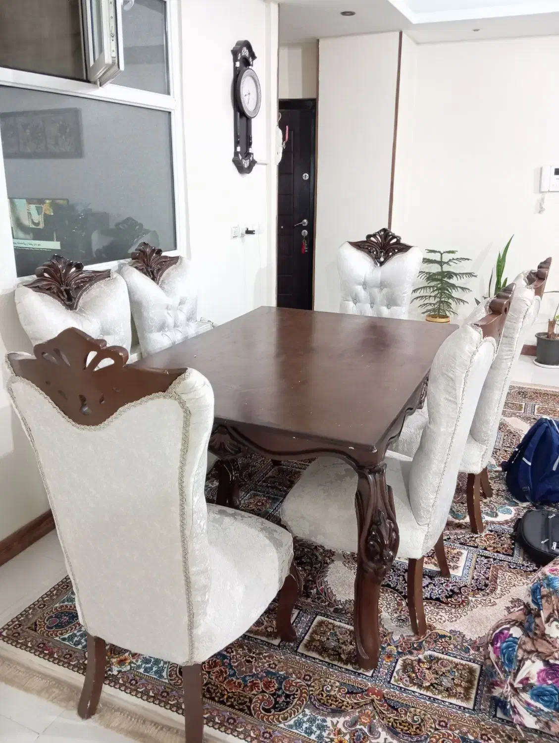 مبلمان سلطنتی 7نفره|مبلمان خانگی و میز عسلی|کرج, کوی زنبق|دیوار