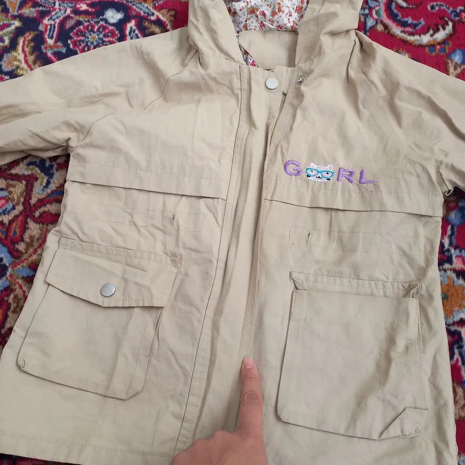 بارانی دخترانه بچگانه|کفش و لباس بچه|تبریز, |دیوار