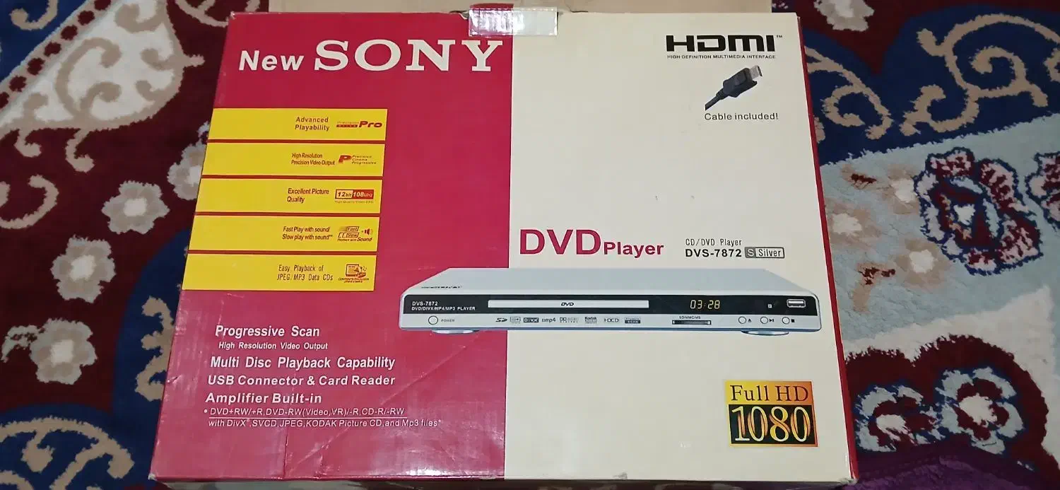 دستگاه دی وی دی اصل|پخش‌کننده DVD و ویدیو|کرمانشاه, |دیوار