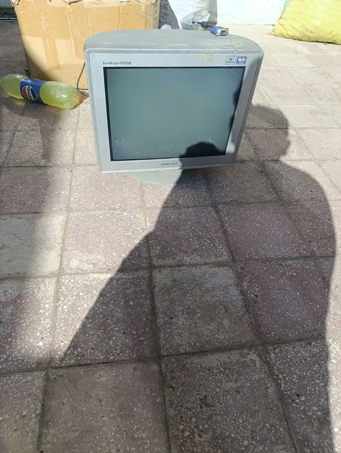 کامپیوتر قدیمی مانیتور سامسونگ|رایانه رومیزی|ساوه, |دیوار