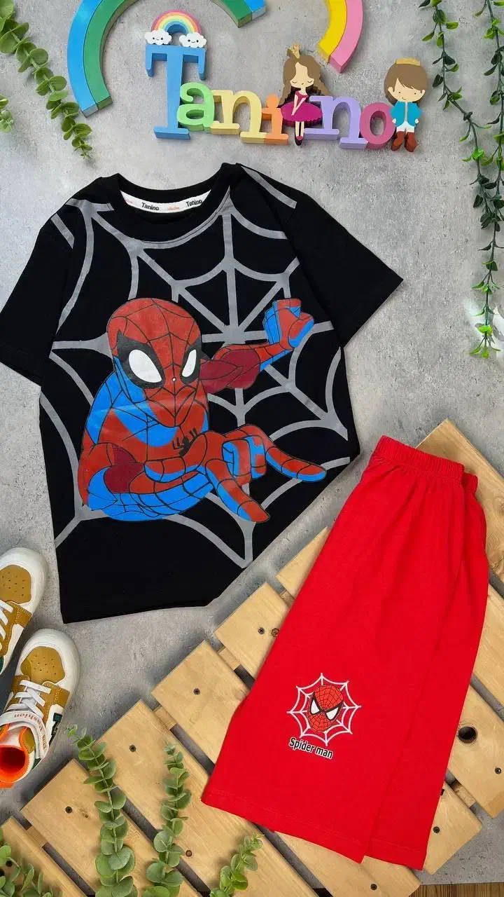 ست اسپایدرمن سایز بزرگ (پوشاک باران)|کفش و لباس بچه|قم, نیروگاه|دیوار