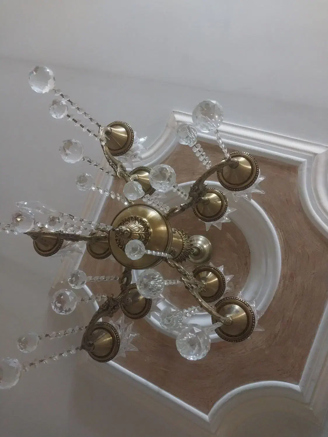 لوستر برنز قدیمی|لوستر و چراغ آویز|فردیس, شهرک وحدت|دیوار