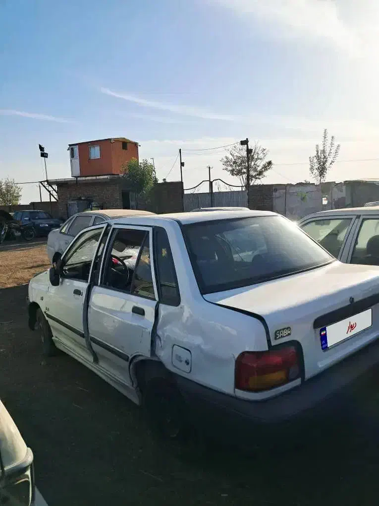 پراید چپ کرده مدل 89بیمه تا برج ده|خودرو سواری و وانت|قزوین, |دیوار